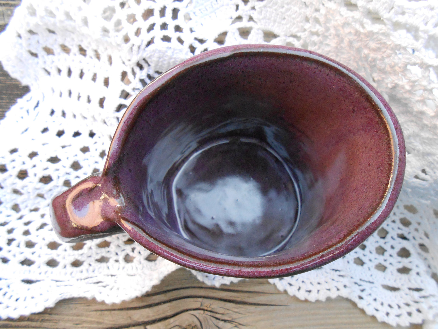 Grapevine Hand Built Ceramic Mug