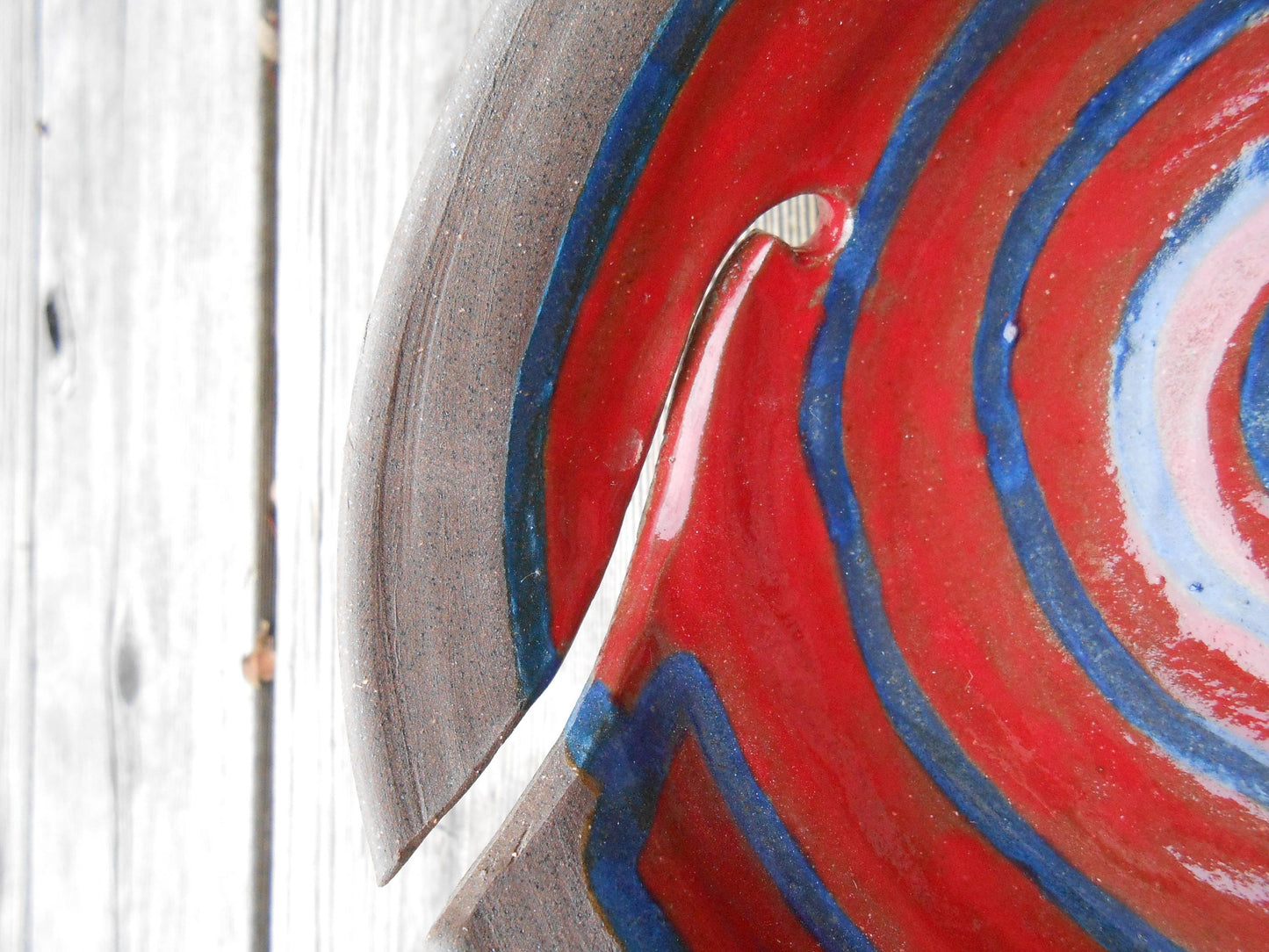 Swirled Ceramic Yarn Bowl