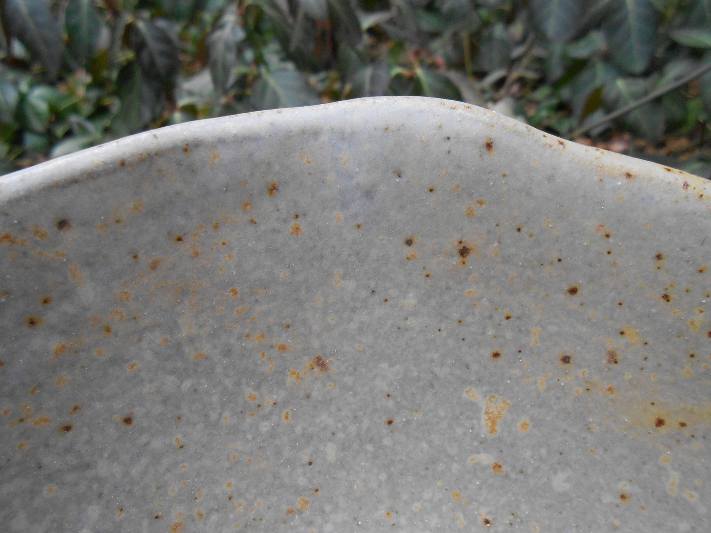 Robin's Egg Laced Ceramic Bowl
