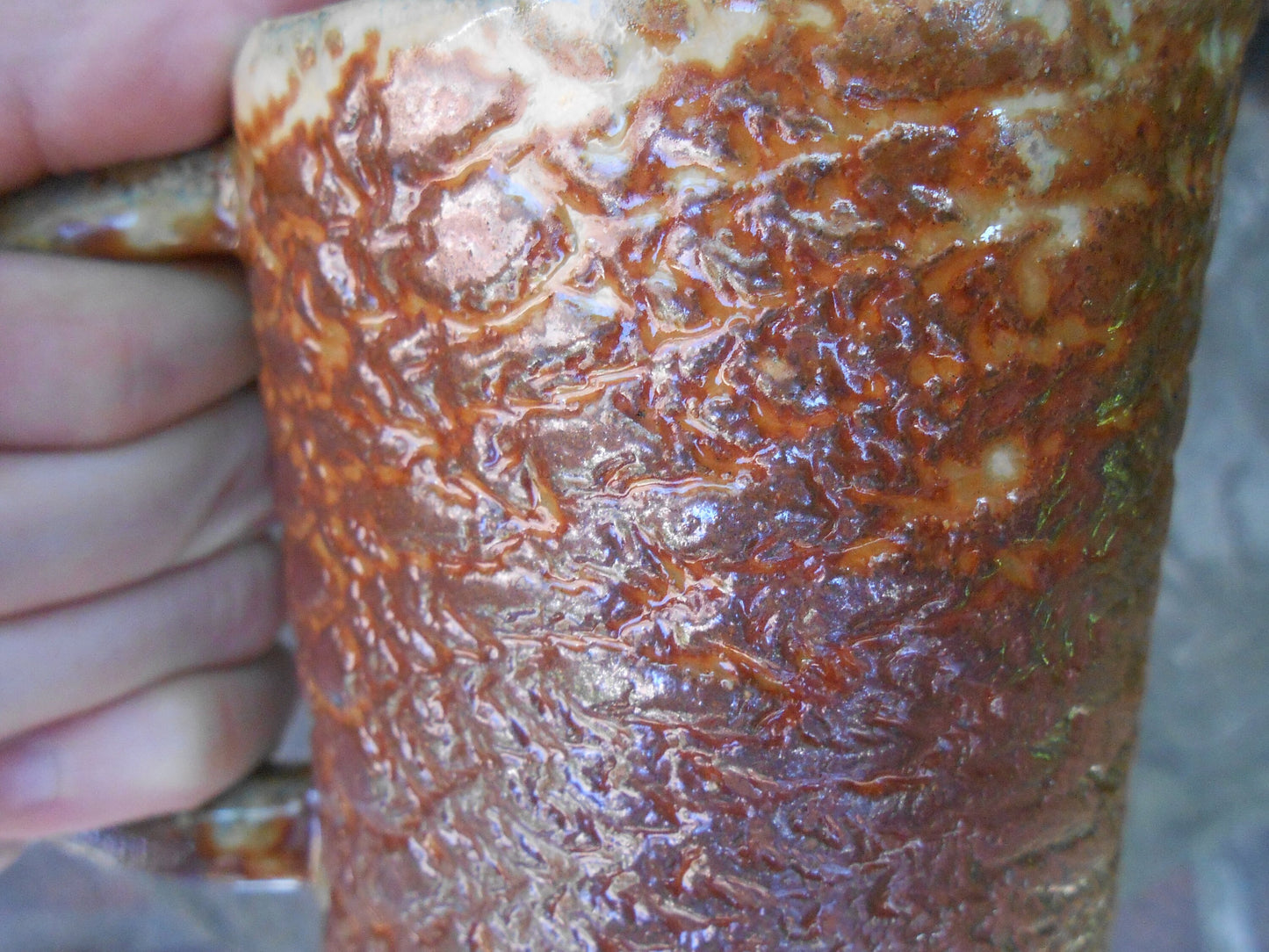 Laced Tree Clay Mug