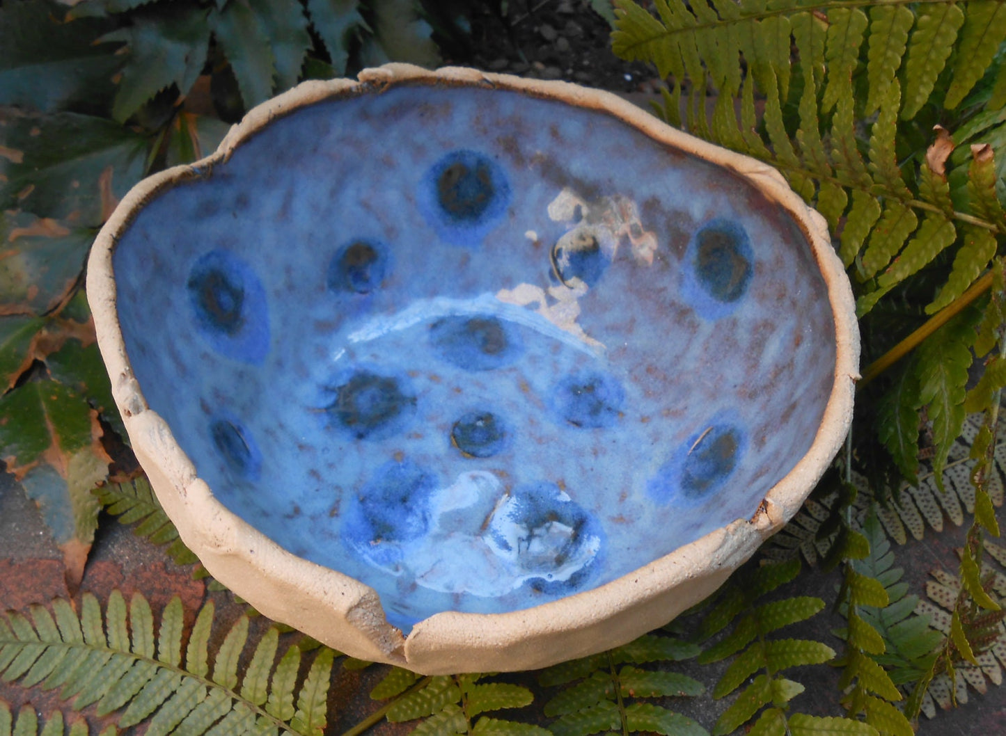 ON SALE Stormy Skies Clay Bowl