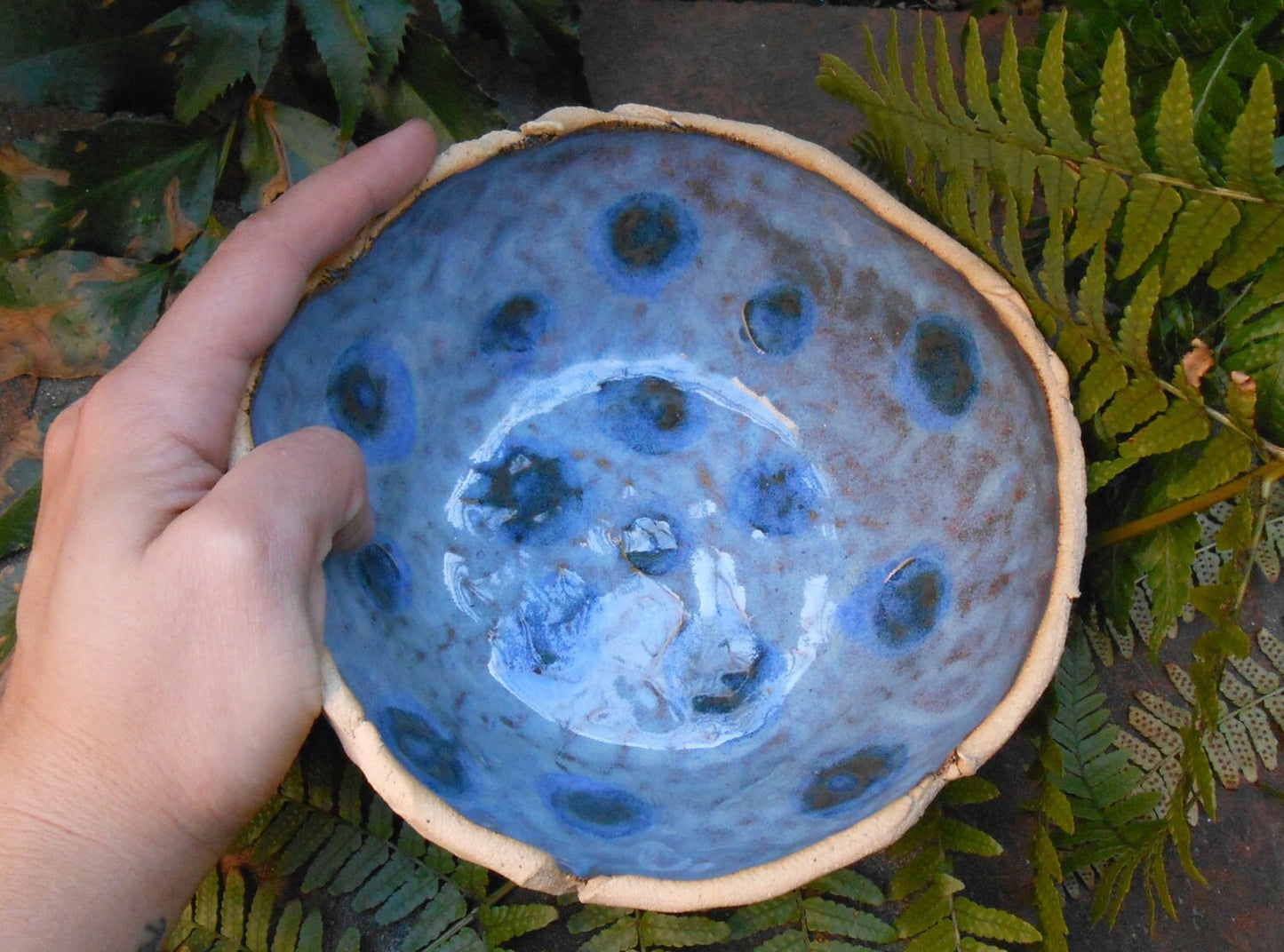 ON SALE Stormy Skies Clay Bowl