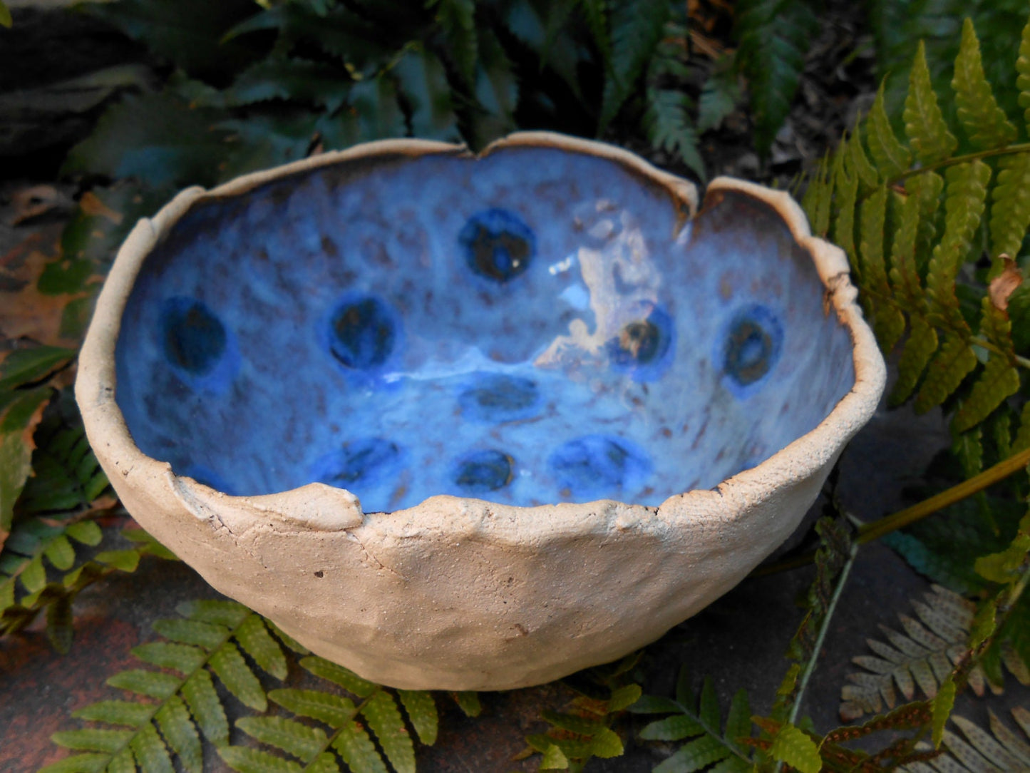 ON SALE Stormy Skies Clay Bowl