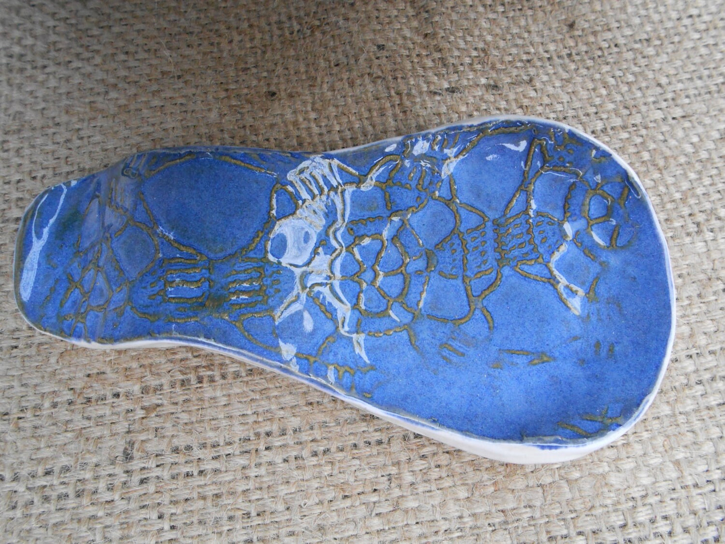Blue Lace Clay Spoonrest ON SALE
