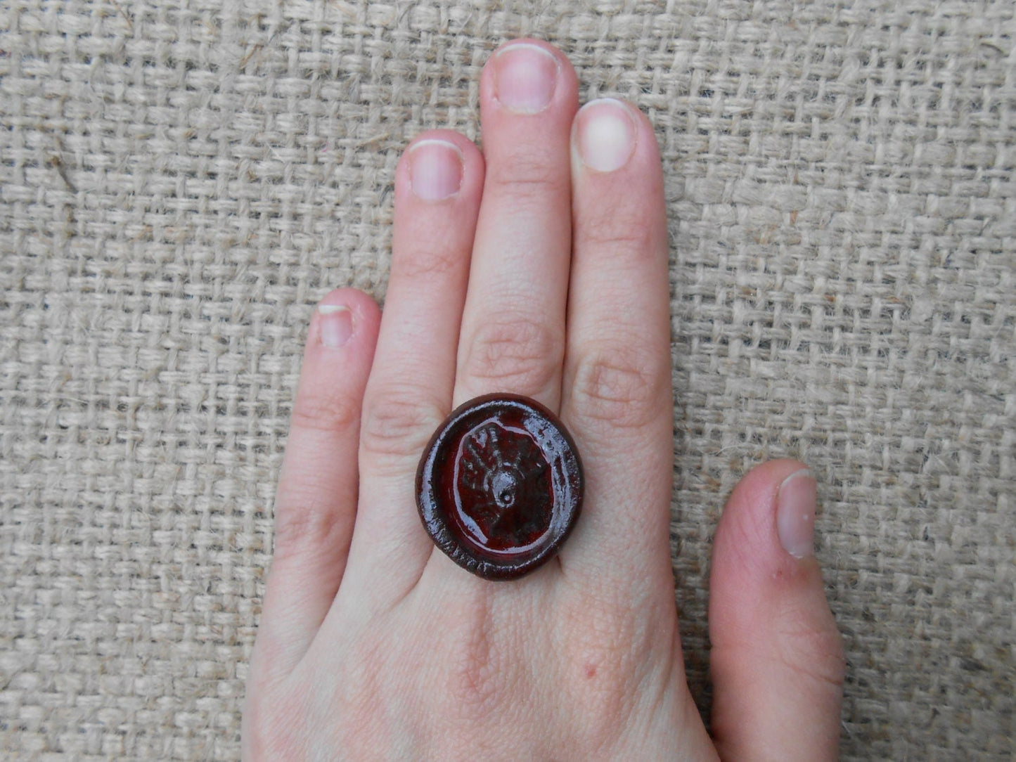 Ocean Floor Clay Rings ON SALE