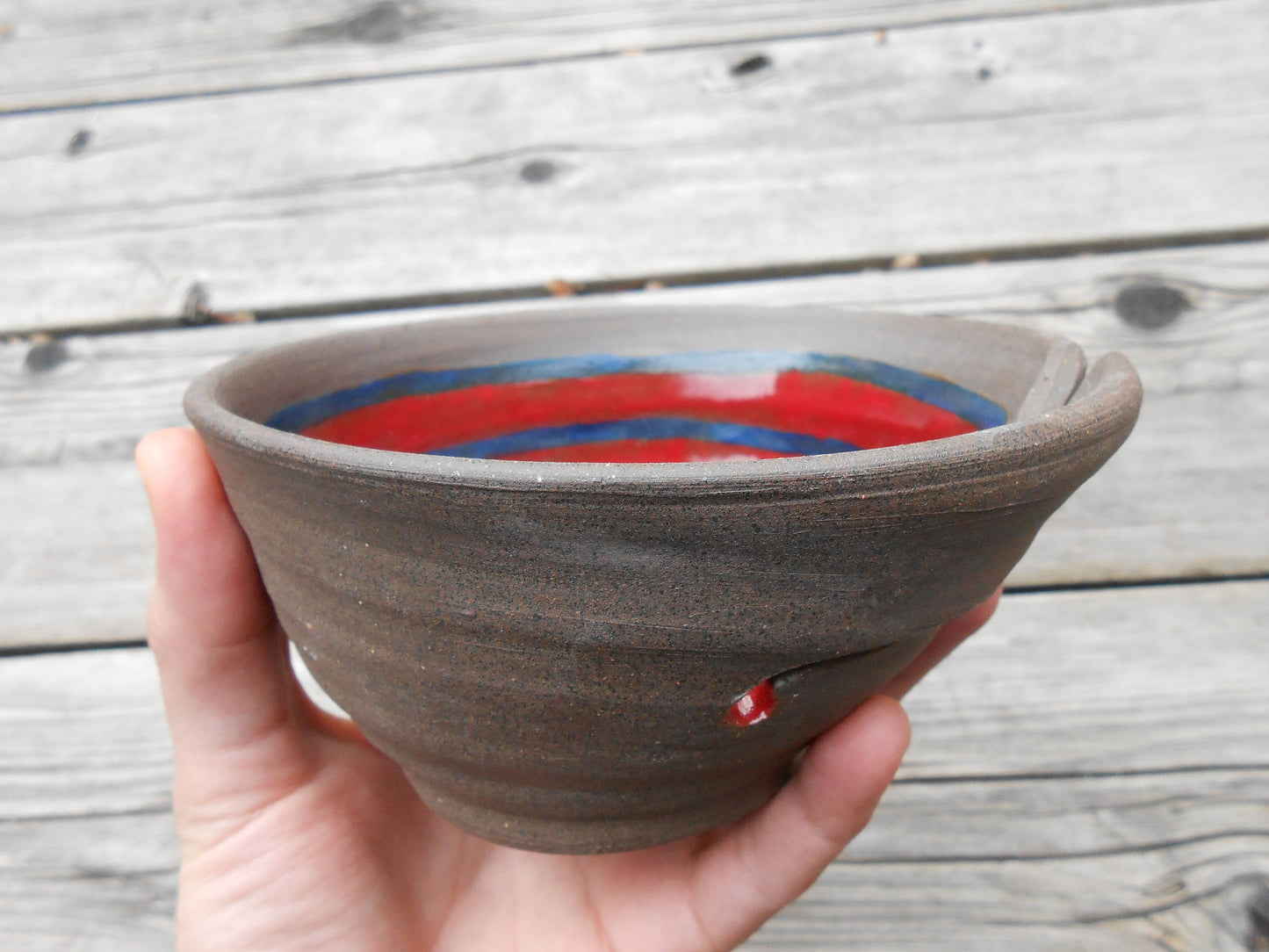 Swirled Ceramic Yarn Bowl