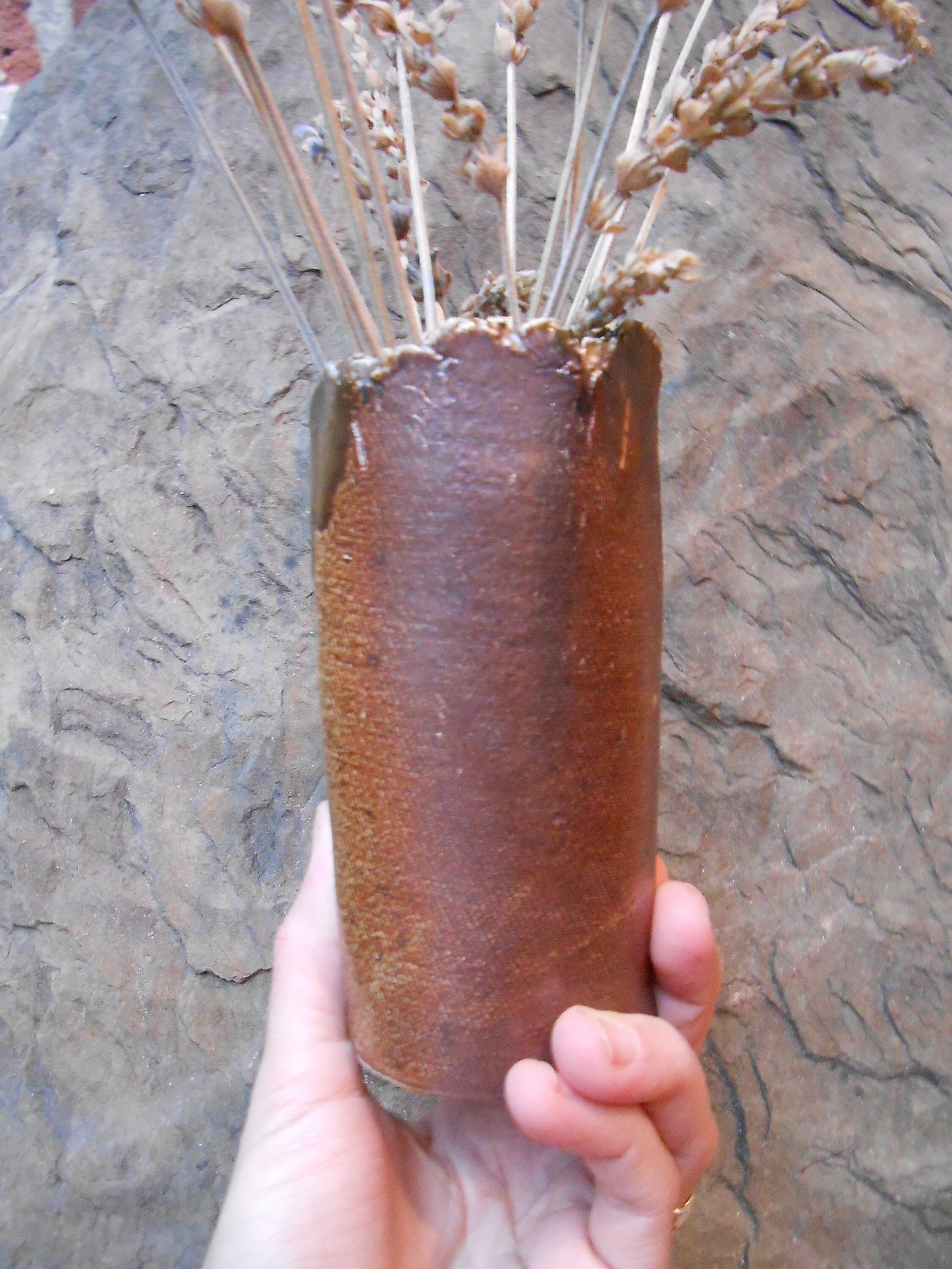 Branched Clay Vase