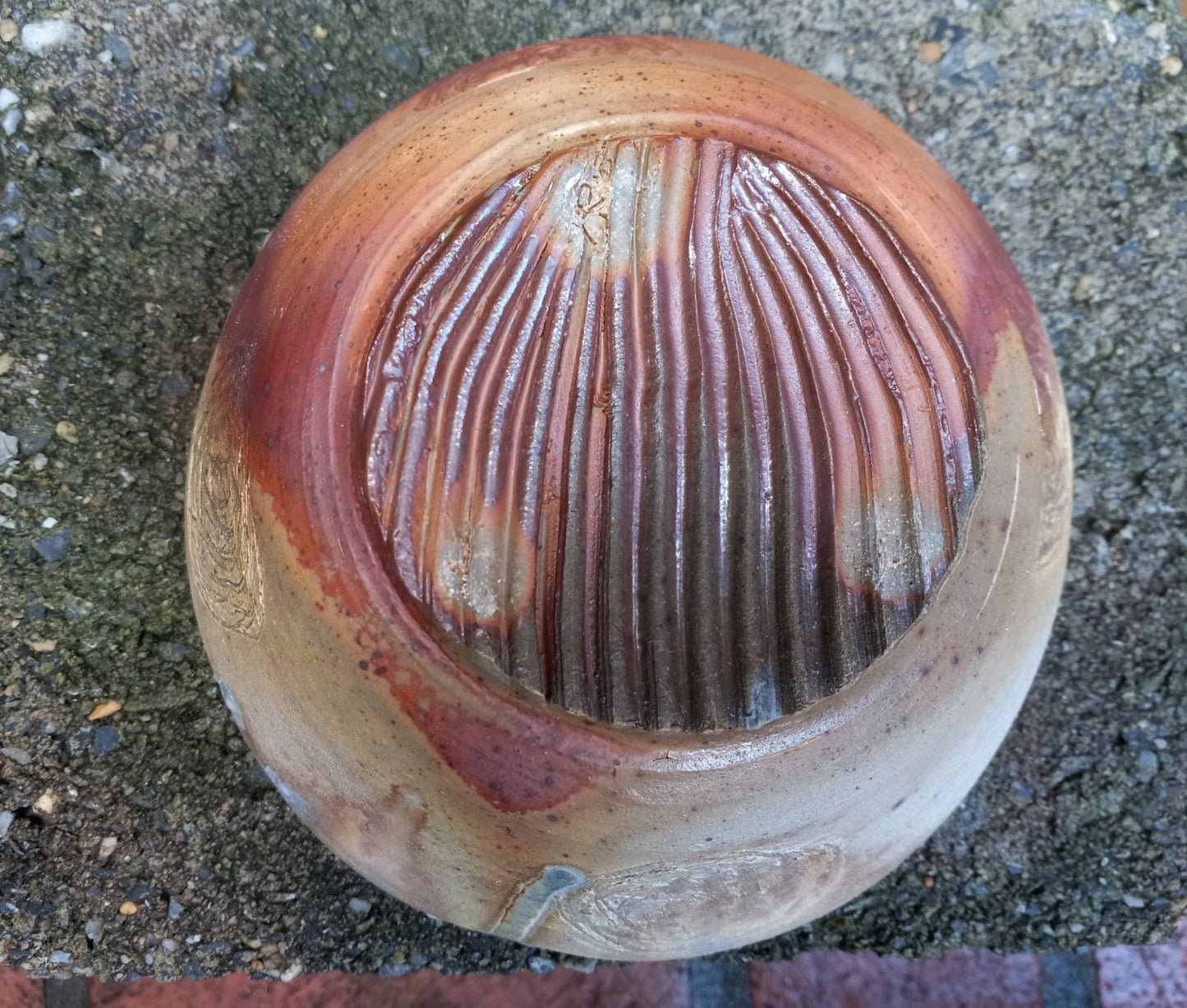 Wood Fired Tornado Clay Bowl