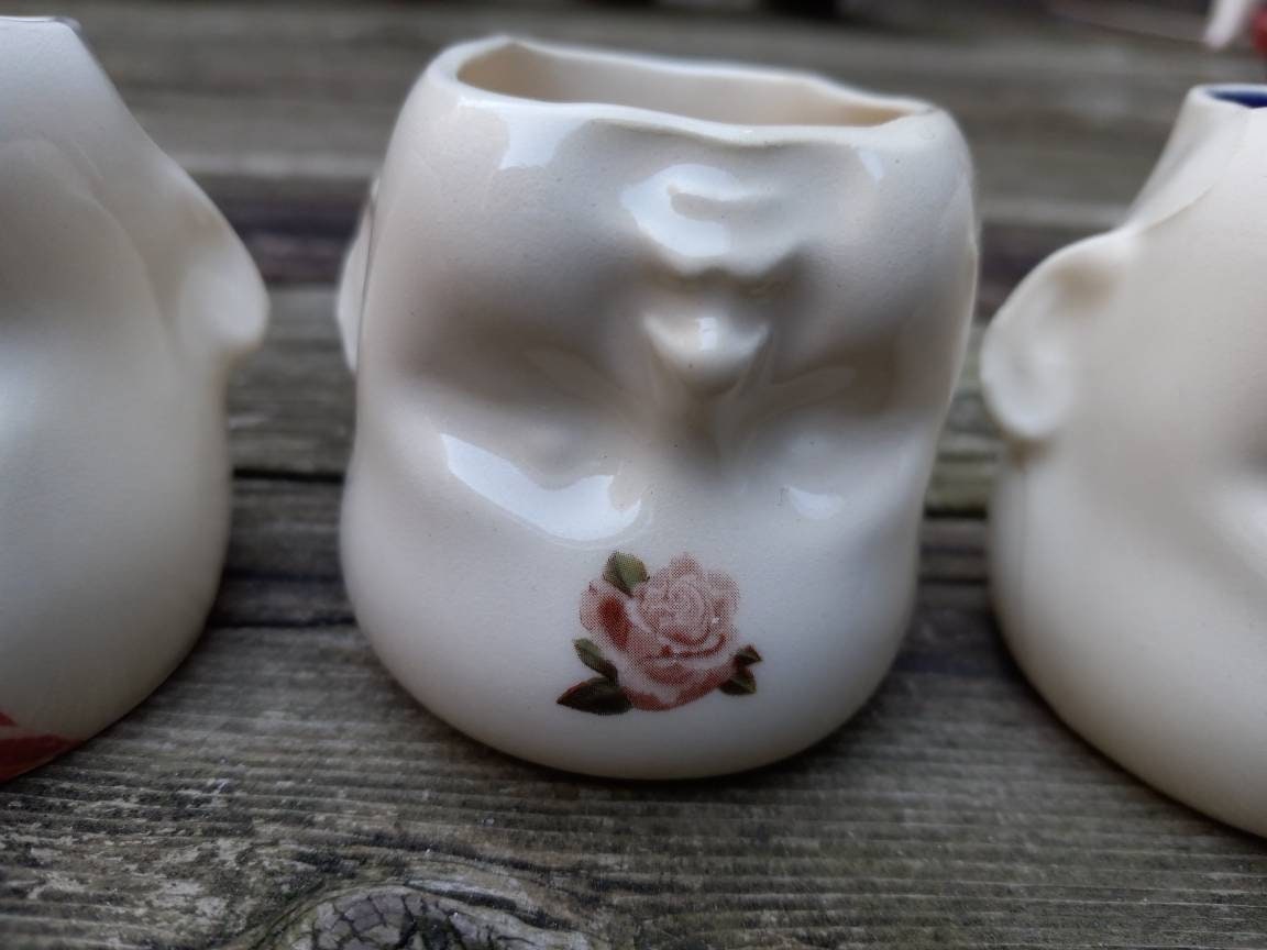 Mini Ceramic Baby Head